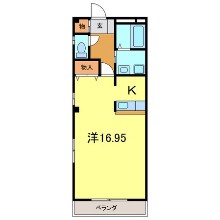 パームタウン新安城の物件間取画像